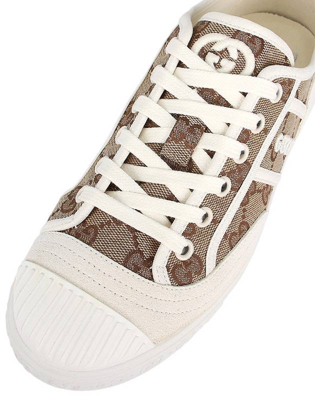 Original GG Fabric Low Top Sneakers Beige - GUCCI - BALAAN 8