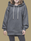 Lettering Brushed Hoodie Charcoal Grey - IL TEMPO SELECT SHOP - BALAAN 1