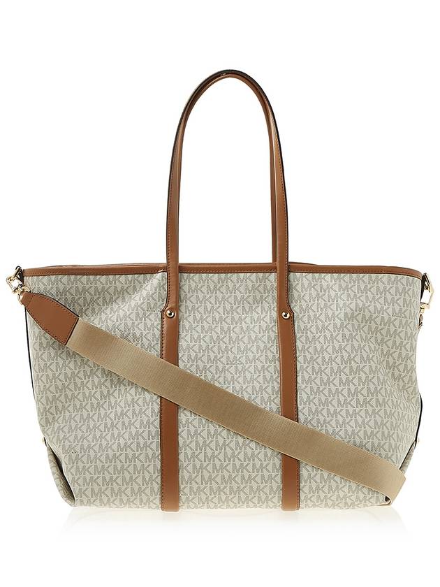 Beck Large Logo Tote Bag White - MICHAEL KORS - BALAAN 4