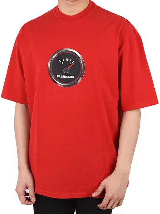 Gauge logo printing t-shirt red 570805 - BALENCIAGA - BALAAN 2