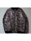 Pink gold zebra pattern logo overfit jacket - KENZO - BALAAN 2