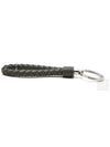 Intrecciato Leather Key Holder Grey - BOTTEGA VENETA - BALAAN 5