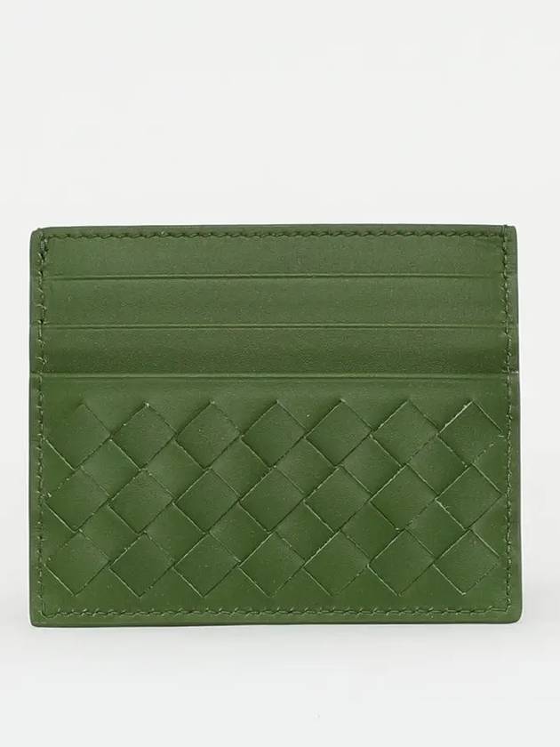 Intrecciato Classic Card Wallet Green - BOTTEGA VENETA - BALAAN 4