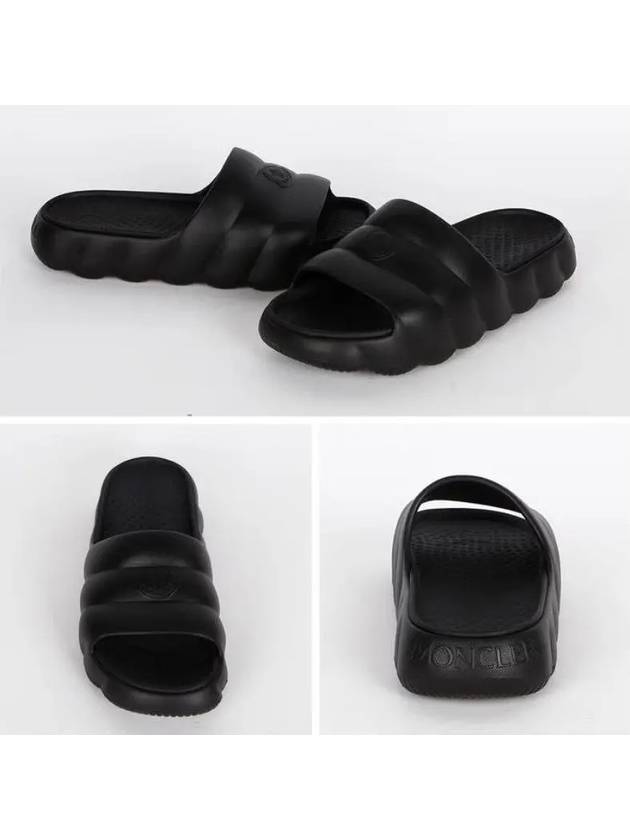 Lilo Slide Slippers Black - MONCLER - BALAAN 3