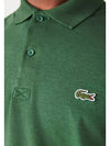 Men's Regular Fit Logo Short Sleeve Polo Shirt Green - LACOSTE - BALAAN 6