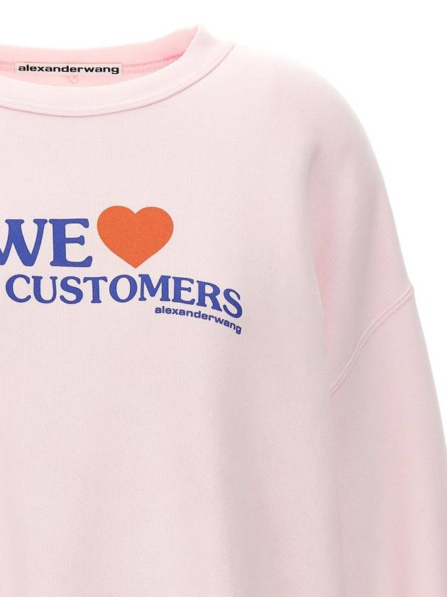 Alexander Wang 'We Love Our Customers' Sweatshirt - ALEXANDER WANG - BALAAN 3