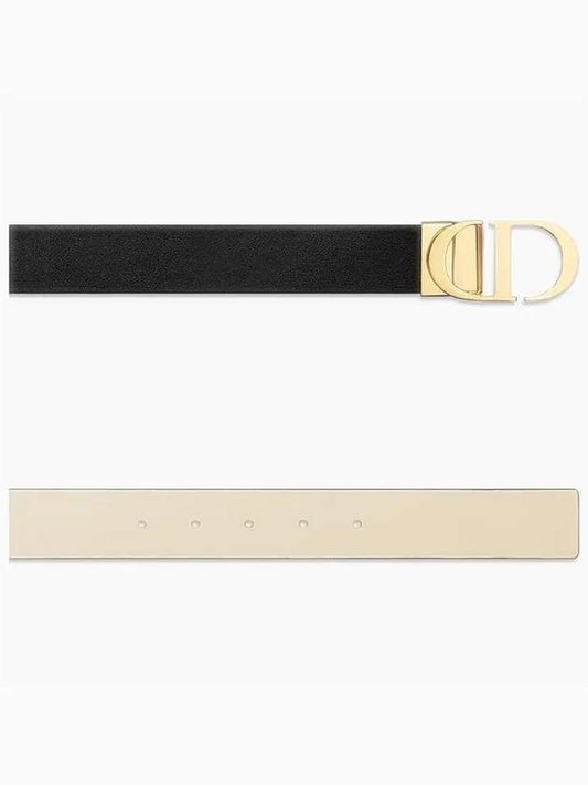 30 Montaigne Reversible Belt Calfskin 35mm B0447UWGA M963 - DIOR - BALAAN 2