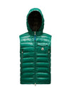 Men's Ragot Logo Patch Padded Vest Green - MONCLER - BALAAN 3