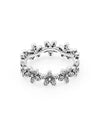 Dazzling Daisy Band Ring Silver - PANDORA - BALAAN 2