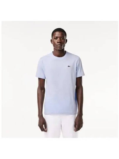 Basic short sleeve unisex t shirt light lavender - LACOSTE - BALAAN 2