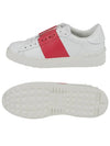 Hidden Low Top Sneakers White Pink - VALENTINO - BALAAN 7