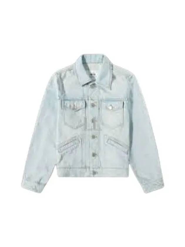 Trucker Denim Jacket Blue - AMI - BALAAN 2