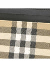 SANDON Vintage Check Card Wallet Beige - BURBERRY - BALAAN 5