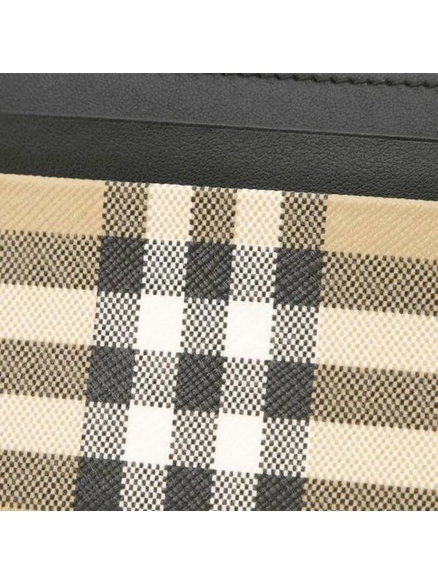 SANDON Vintage Check Card Wallet Beige - BURBERRY - BALAAN 5