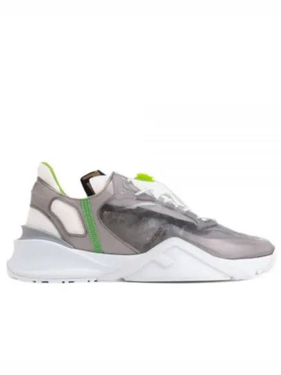 Flow Low Top Sneakers Grey - FENDI - BALAAN 2