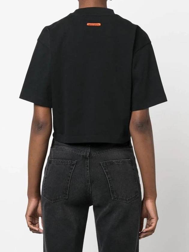 Heron Preston Logo Embroidered Short Sleeve T Shirt Black - HERON PRESTON - BALAAN 5