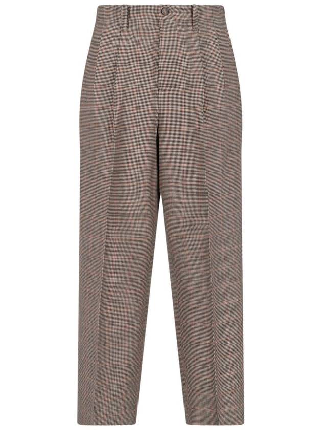 Golden Goose Men's pants in three-colored houndstooth - GOLDEN GOOSE - BALAAN 2