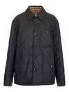 Reversible Vintage Check Thermoregulated Overshirt Jacket Black - BURBERRY - BALAAN 2