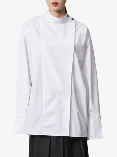 Refurbished Asymmetric Shirt Optic White LANAOSNWOPTICwhite - STUDIO NICHOLSON - BALAAN 1