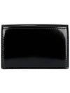 Women's Logo Closure Card Wallet Black - SALVATORE FERRAGAMO - BALAAN 5