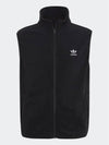 Adicolor 3 Stripe Fleece Vest Black - ADIDAS - BALAAN 2