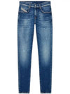 Straight Denim Jeans Blue - DIESEL - BALAAN 2