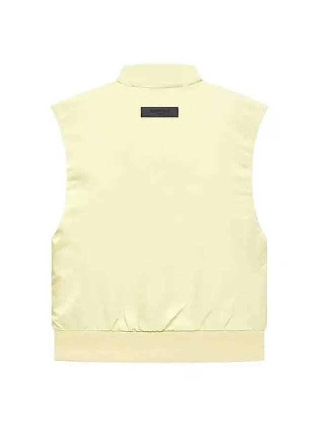 Essential Women s Canary Chest Logo Print Zipper Vest 202SU225006FW - FEAR OF GOD - BALAAN 3