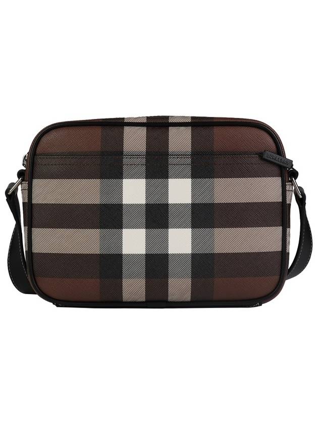 Men's Check Logo Messenger Cross Bag Brown - BURBERRY - BALAAN 3