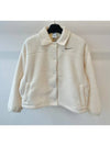 Fleece Jacket FB8708 113 Cream Ivory WOMENS L XL Asian Fit - NIKE - BALAAN 6