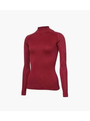 Diadora ACT Turtleneck Long Sleeve Women BURGUNDY - DIADORA - BALAAN 1