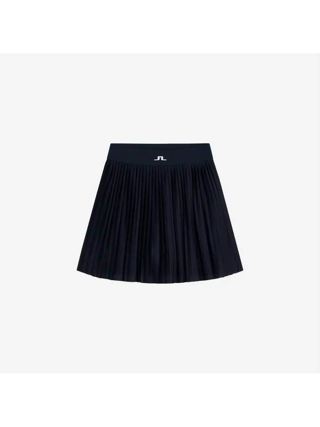 Women's Binx Pleated Skirt Navy - J.LINDEBERG - BALAAN 2