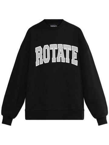 ROTATE Sweatshirt With Logo, Women's, Black - ROTATE - BALAAN 1