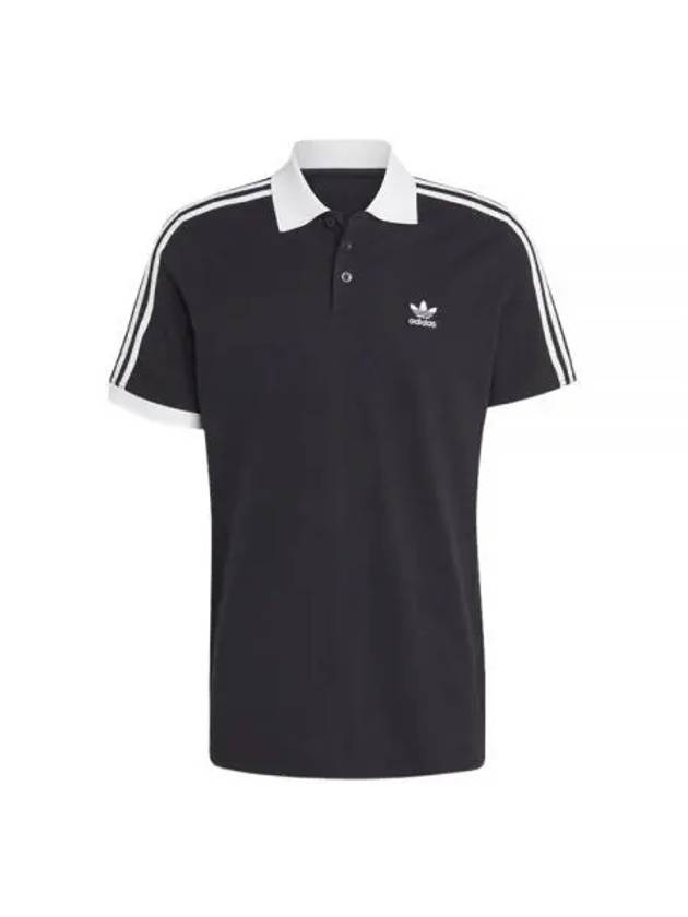 Adicolor Classic 3 Stripe Polo Shirt Black - ADIDAS - BALAAN 2