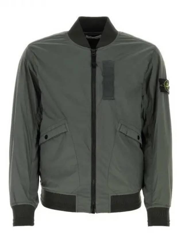 Skin Touch Nylon TC Primaloft Bomber Jacket Musk Green - STONE ISLAND - BALAAN 2