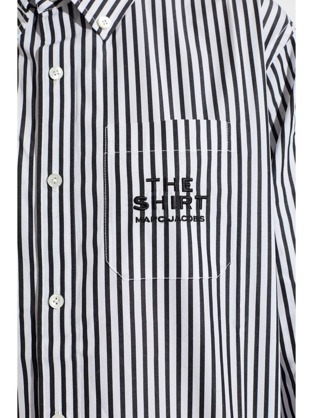 Marc Jacobs Striped Shirt, Women's, White - MARC JACOBS - BALAAN 5