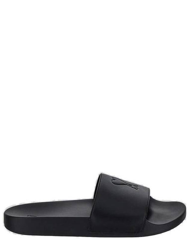 De Coeur Slippers Black - AMI - BALAAN 1