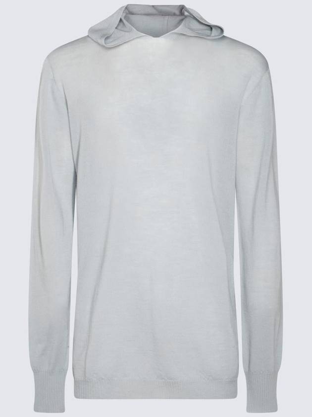 Rick Owens Pale Blue Wool Knitwear - RICK OWENS - BALAAN 1