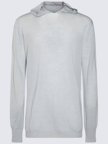 Rick Owens Pale Blue Wool Knitwear - RICK OWENS - BALAAN 1