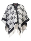 Women s Fringe Wool Cape FRINESTD 004 - MAX MARA - BALAAN 1