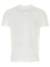 Patch Logo Cotton Short Sleeve T-Shirt White - PRADA - BALAAN 2