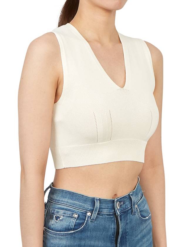 Tunica Knit Sleeveless White - MAX MARA - BALAAN 4