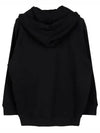 Lillo Graphic Print Cotton Hoodie Black - MAX MARA - BALAAN 3