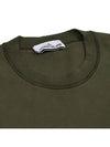 Compass Patch Crew Neck Sweatshirt Olive - STONE ISLAND - BALAAN 4