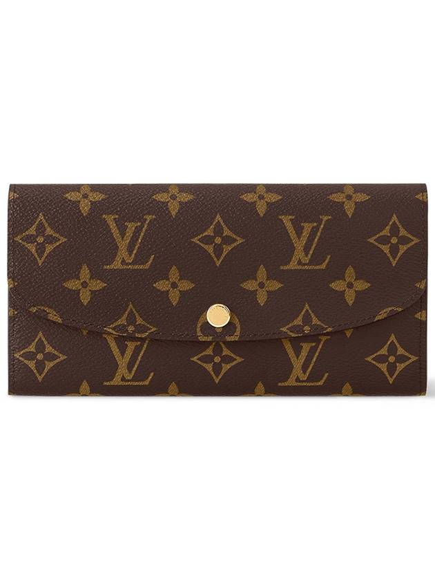 Louis VuittionEmily Monogram Long Wallet Brown - LOUIS VUITTON - BALAAN 2