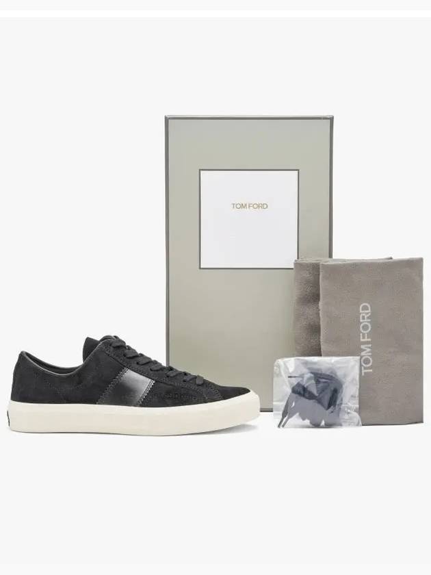 Suede Low Top Sneakers Black - TOM FORD - 5