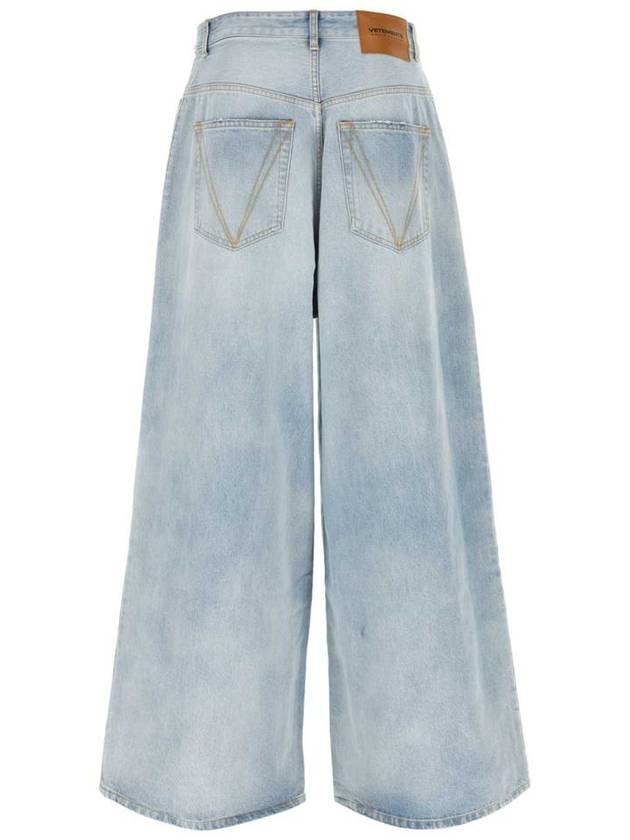 Denim Straight Pants UE64PA130N BLUE - VETEMENTS - BALAAN 3