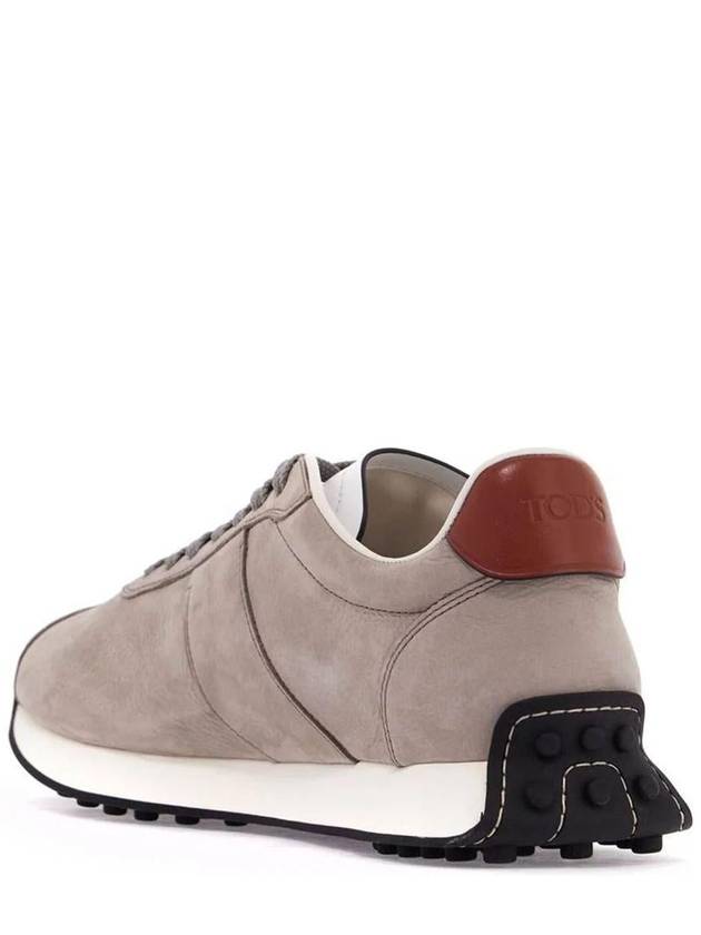 T Vintage Leather Low Top Sneakers Gray - TOD'S - BALAAN 3