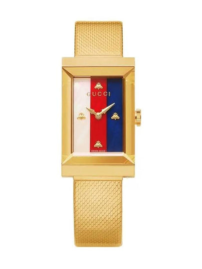 G-Frame Mesh Watch Gold - GUCCI - BALAAN 2