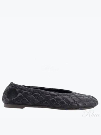 Quilted Leather Ballerinas Black - BURBERRY - BALAAN 2