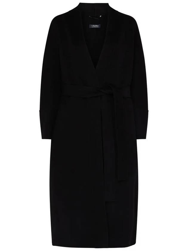 CALLA Belted Wool Coat Black 2390160839 013 - MAX MARA - BALAAN 2